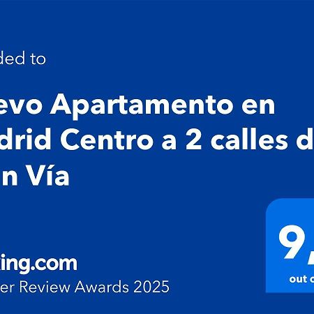 Nuevo Apartamento En Madrid Centro A 2 Calles De Gran Via Exterior foto